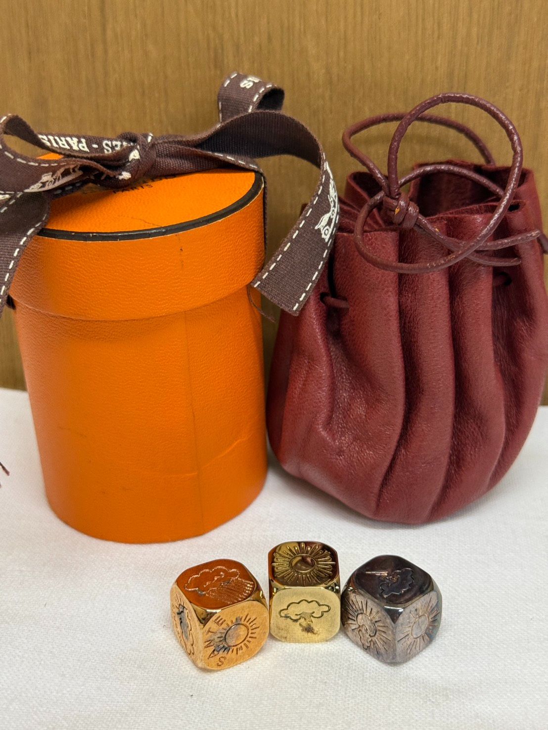 エルメス フォルチュナ サイコロ 3セット ホロスコープ 占い フォルチュナダイス HERMES