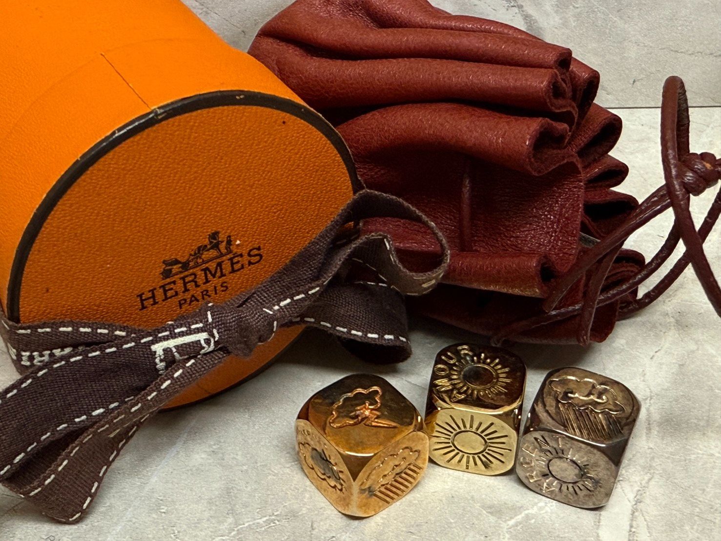 エルメス フォルチュナ サイコロ 3セット ホロスコープ 占い フォルチュナダイス HERMES