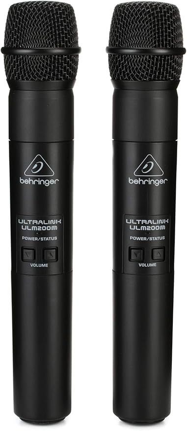 ♥ BEHRINGER ベリンガー ワイヤレスマイク ULM202USB ブラック 2チャンネル 2.4GHz デジタル方式