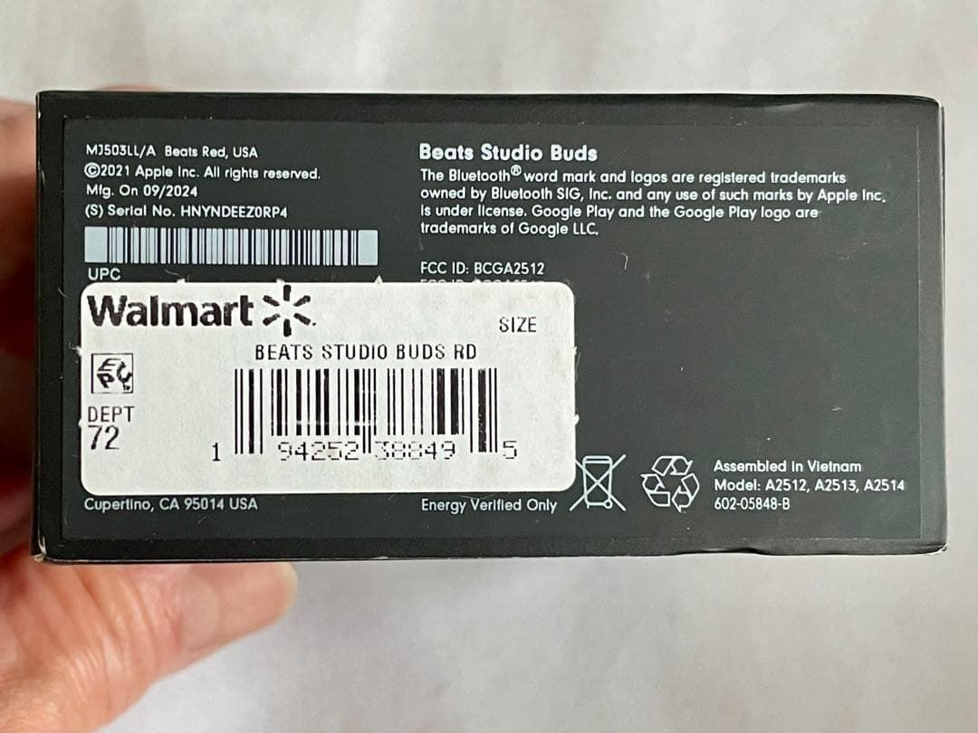 Beats Studio Buds ワイヤレス 未開封 イヤフォン 赤 ANARI_COM_TR