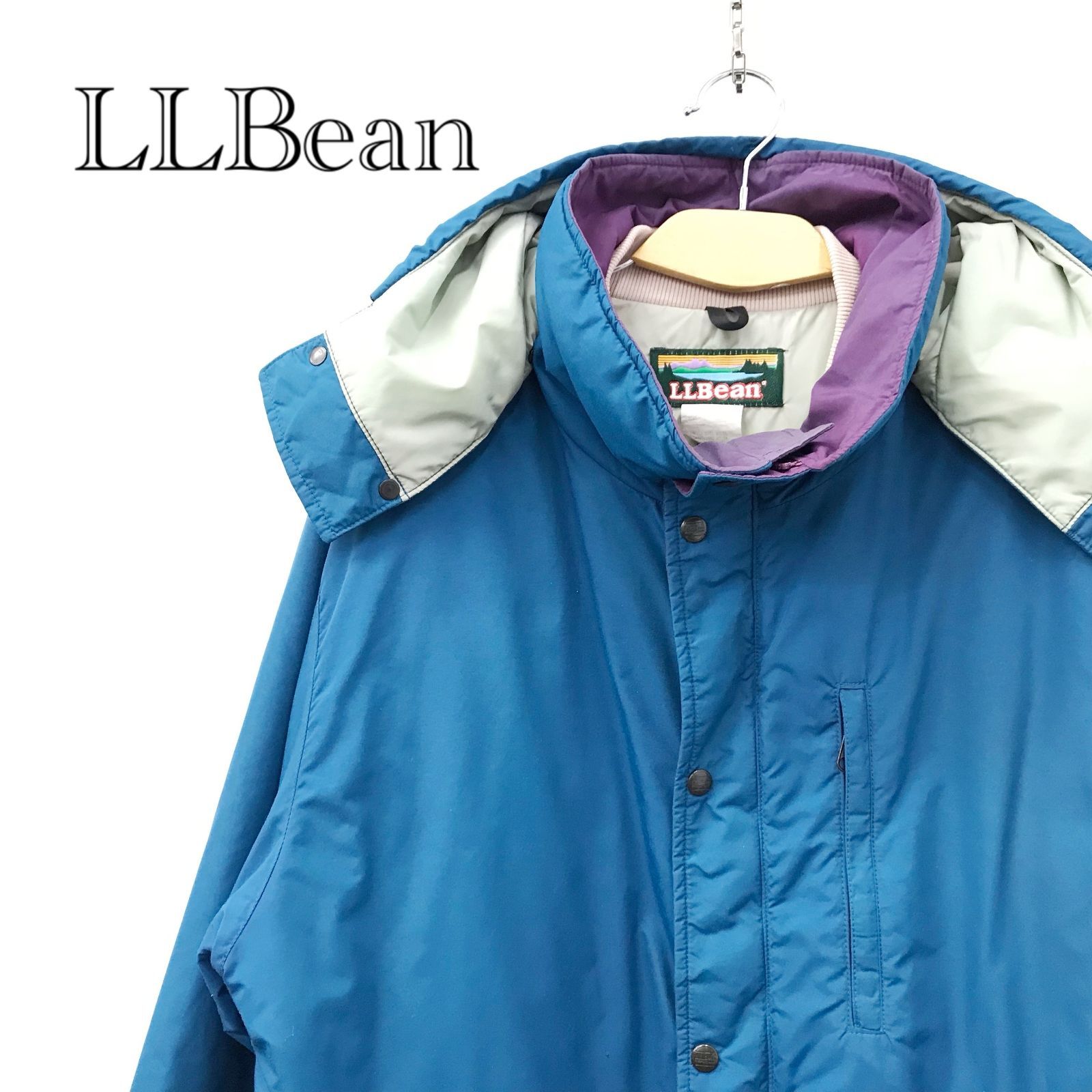L.L.Bean 90’s PENOBSCOT PARKA DOWN エルエルビーン ペノブスコットパーカー 山タグ ヴィンテージ M ターコイズ メンズ ファッション