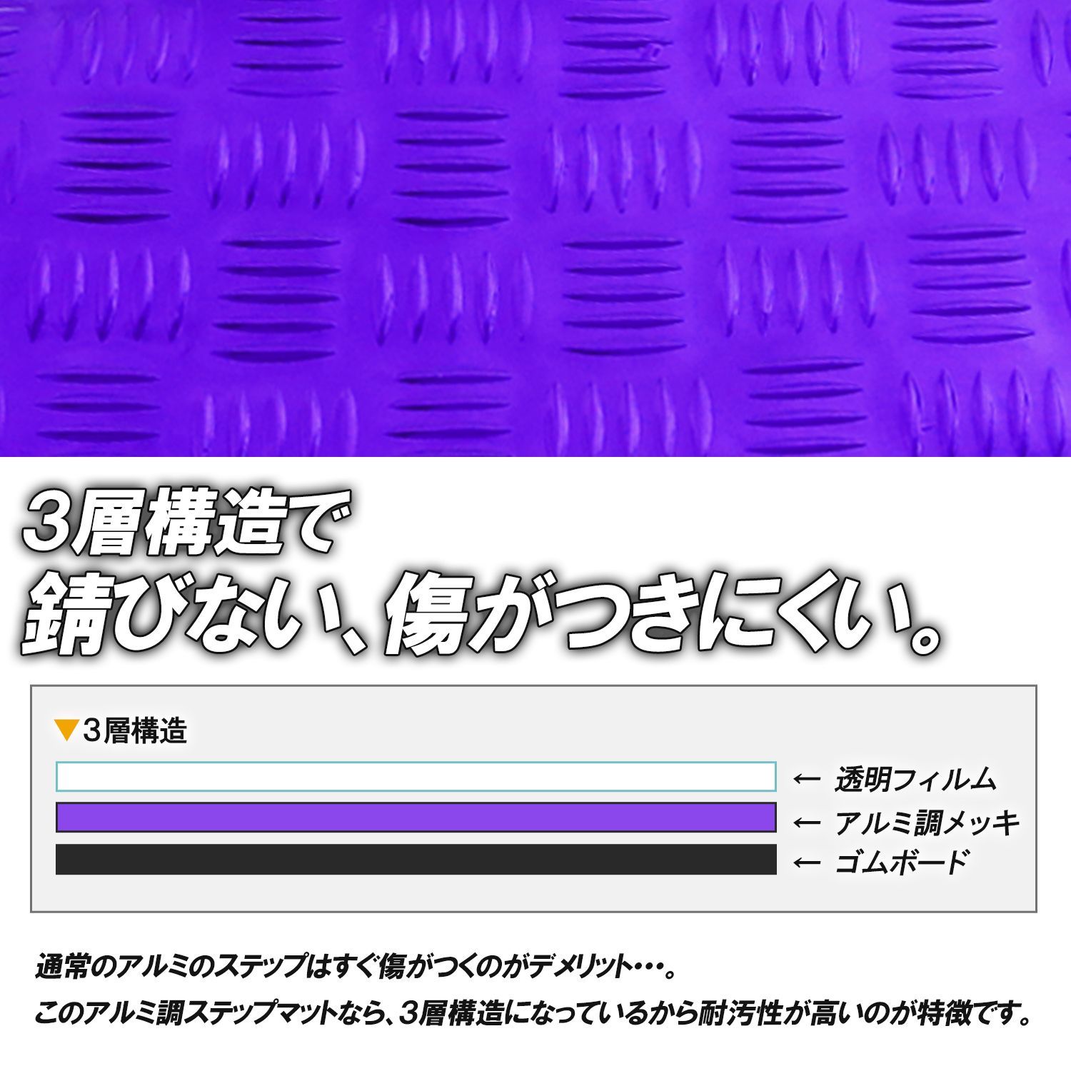 アルミ調 ステップマット ホンダ スーパーディオ ZX/SR/XRバハ AF27