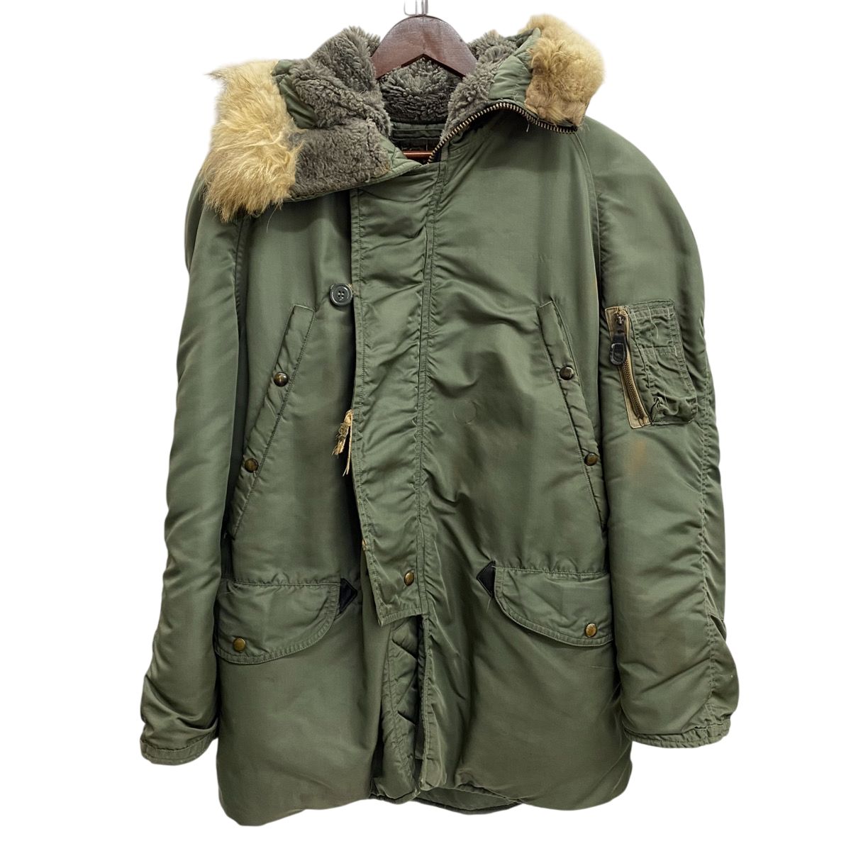 ヴィンテージ vintage 50's U.S.AIR FORCE N-3B 黒タグ ZIP交換