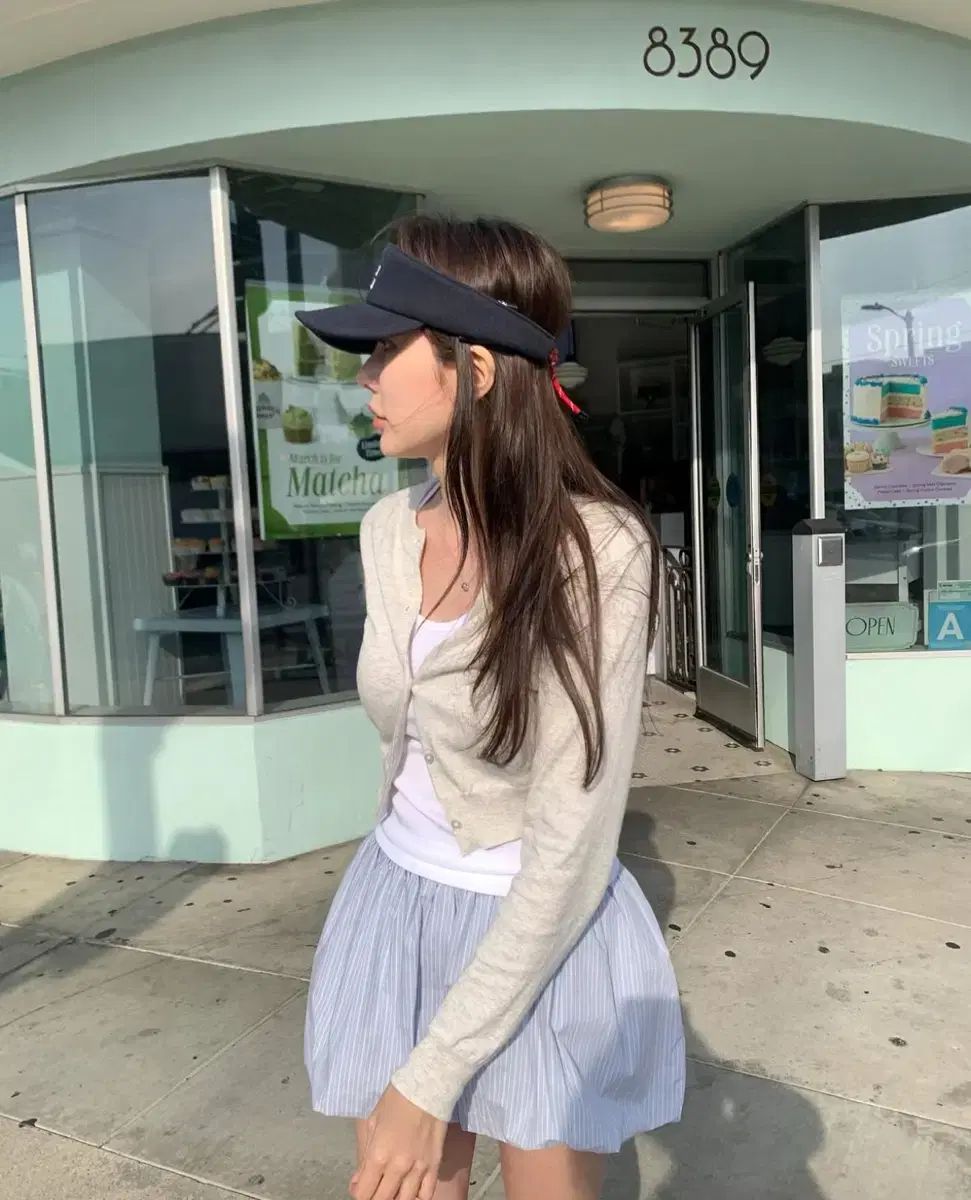 カーディガン メランジ