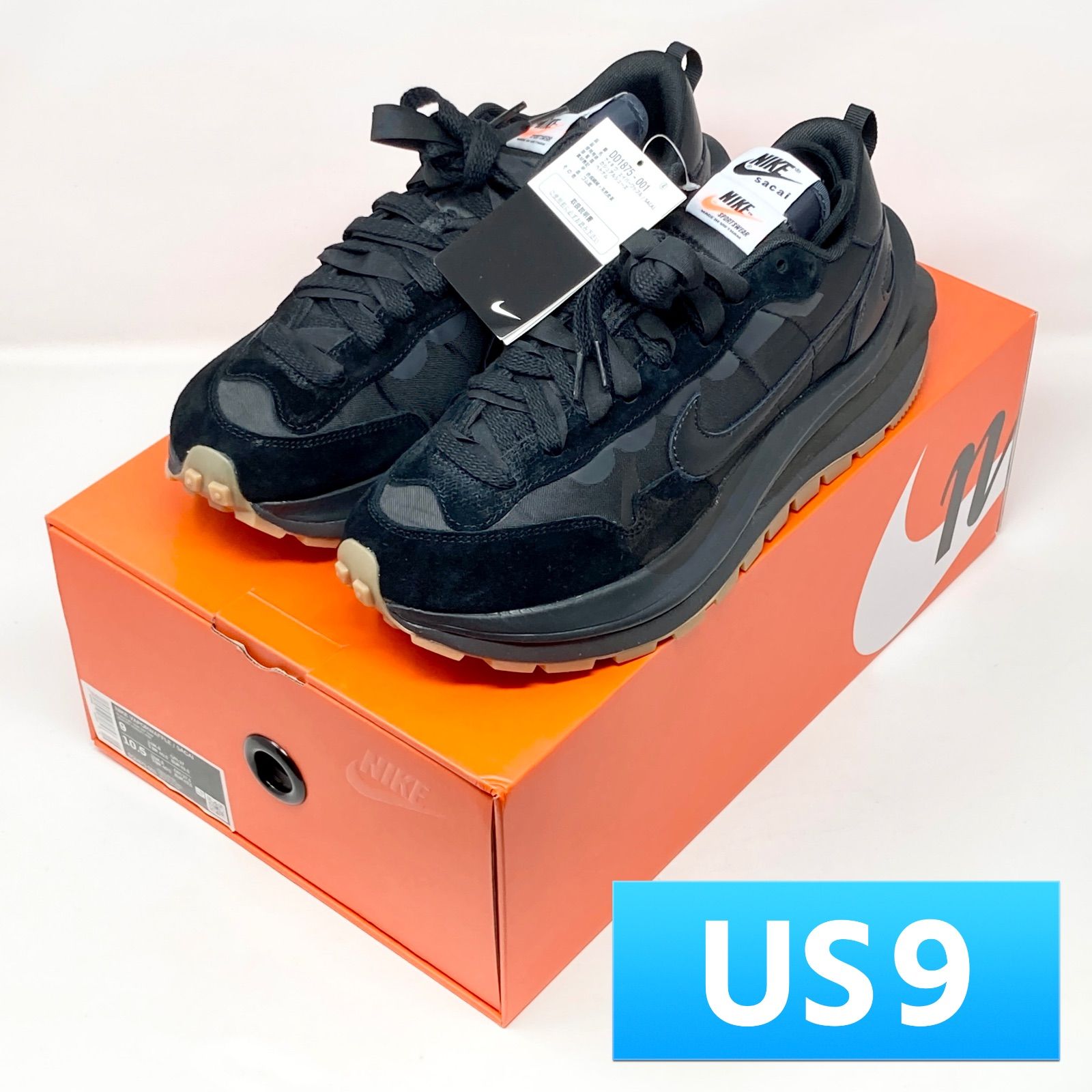SNKRS購入正規品/新品/黒タグ付き/US9(27cm)】NIKE VAPOR WAFFLE 