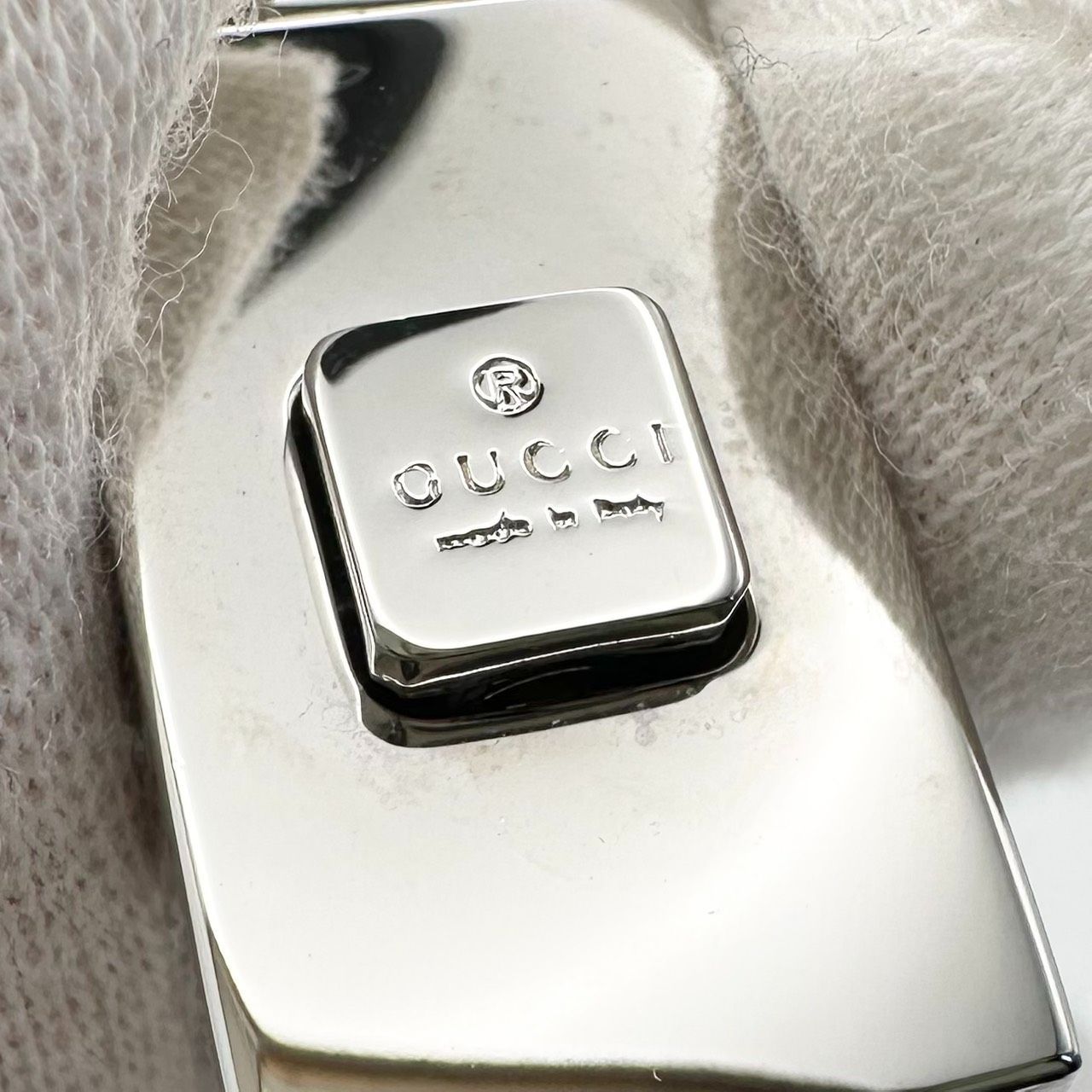 返品OK】GUCCI グッチ キーリング ジャッキー シルバー チャーム