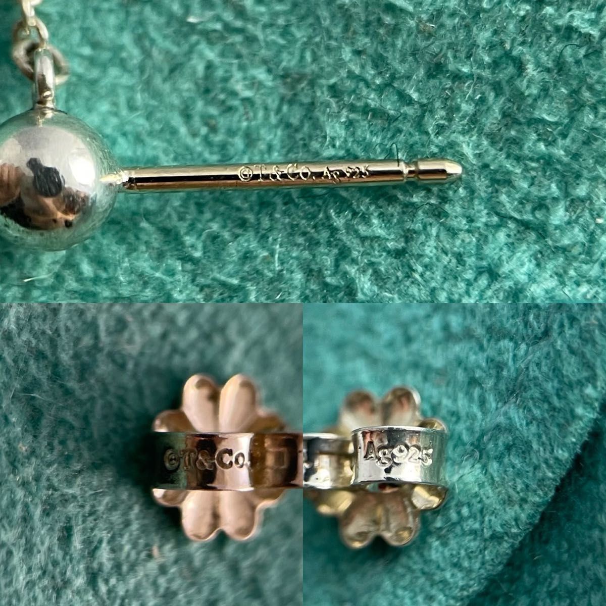 ティファニー 6.6mm パール ジーグフェルド ドロップ ピアス VK2f