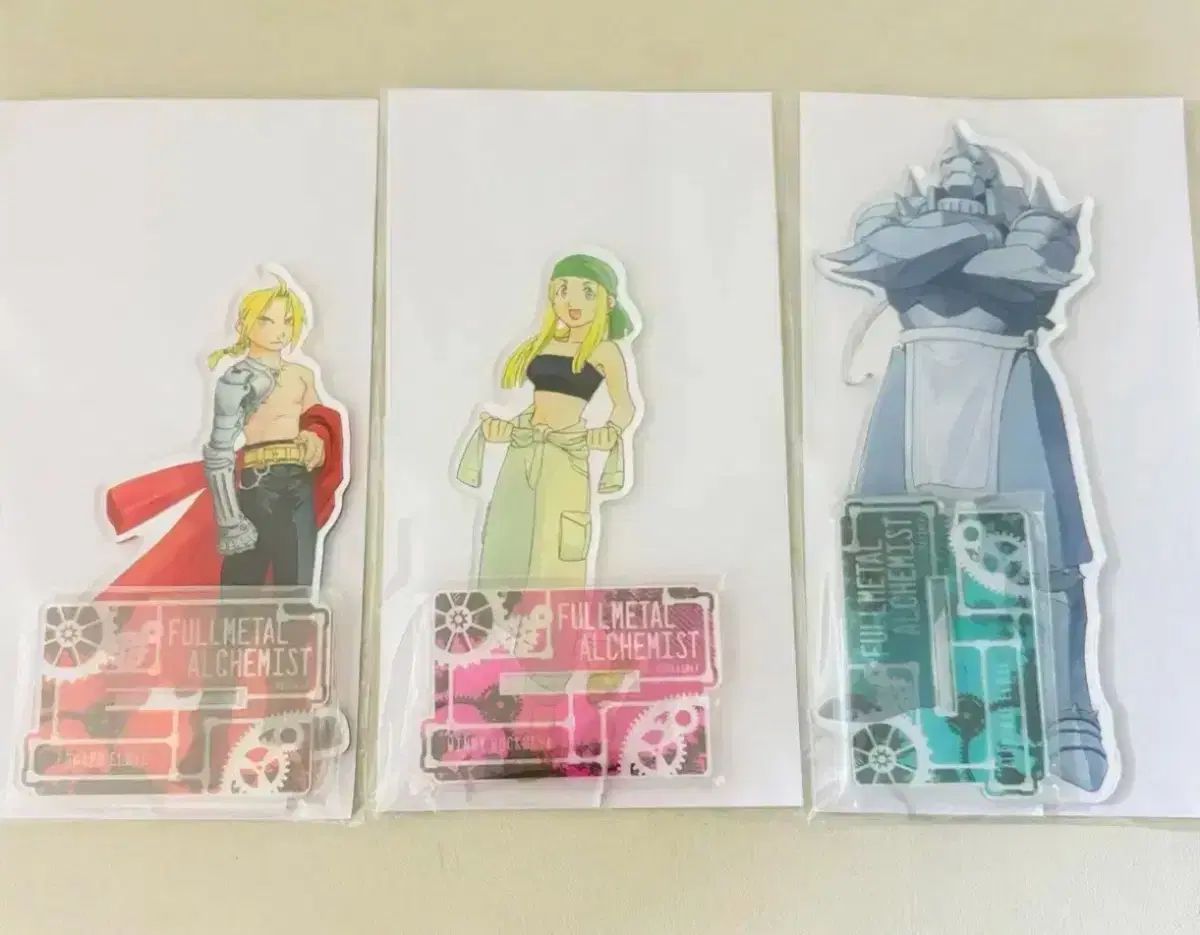 鋼の錬金術師 鋼錬 原画展 原画アクリル エドワード エルリック アルフォンス エルリック ウィンリィ