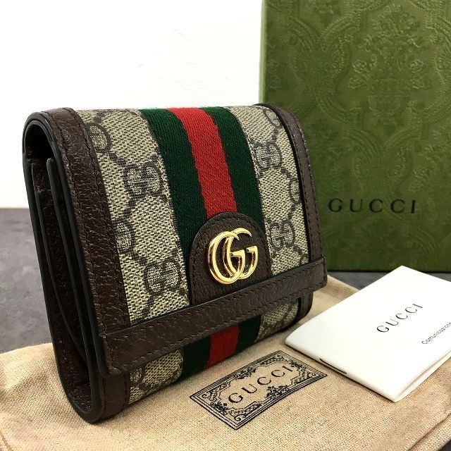 242 み GUCCI コンパクトウォレット 598662 オフィディア き