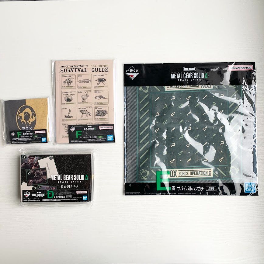 一番くじ メタルギアソリッド A賞 D賞 おまけ 一番くじ メタルギア