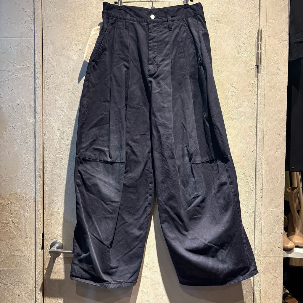 SHINYA KOZUKA シンヤコヅカ 25SS WASHED Hi BAGGY バギーパンツ 2050ISK74W ブラック size M 代官山A11