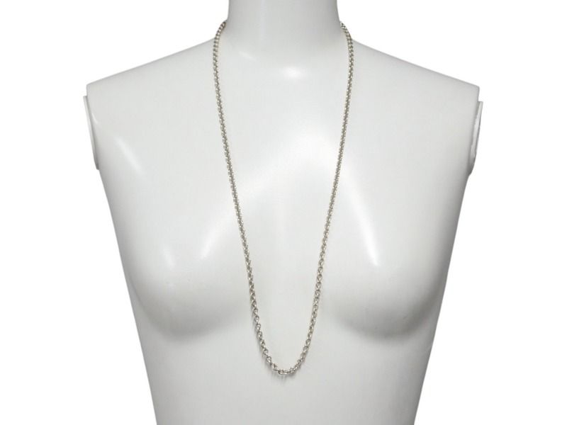 美品 chrome hearts NEチェーン ネックレス 20インチ シルバー CHROME