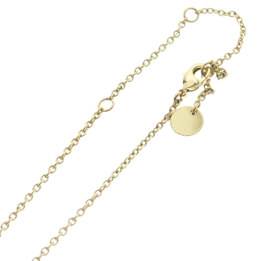 DIOR CD パール×ストーン ネックレス Christian Dior (クリスチャンディオール) CDロゴ ラインストーン