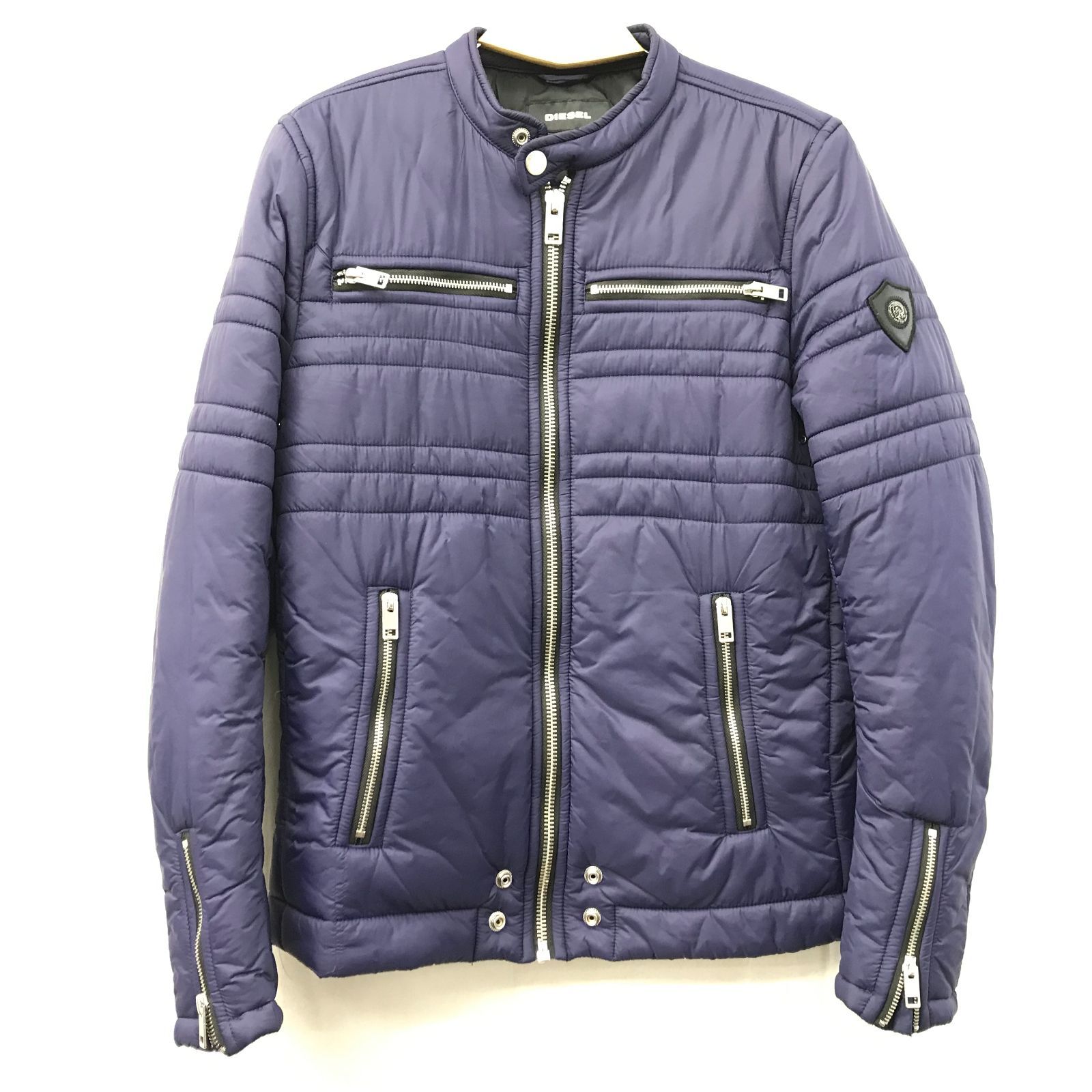 DIESEL ディーゼル ダウンジャケット M ネイビー メンズ ファッション 