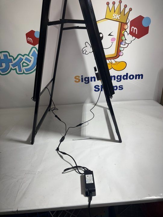 A1サイズLEDライト両面看板 グリップアルミフレーム ブラック ALP-A1D-BK MARWIL-DEMENAGEMENTS_CH