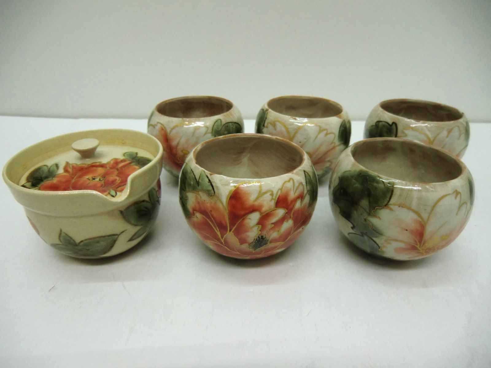 京焼 清水焼 陶葊 湯冷まし たま湯呑5客