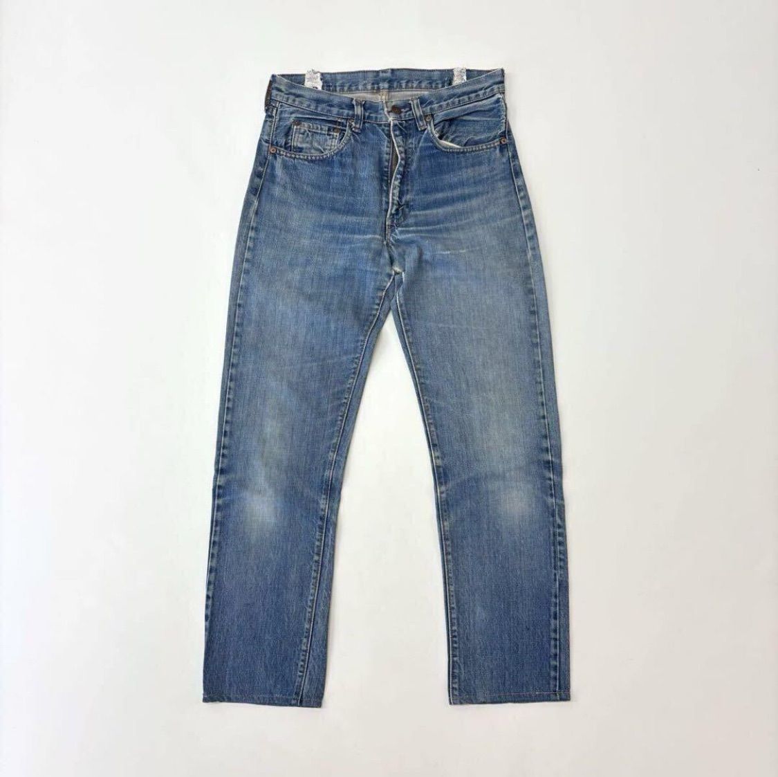 Vintage LEVI S 505 ヴィンテージ リーバイス 505 BIGE ボタン裏 8 前期 不均等V 平行ステッチ 42TALON ジッパー サイズ 29 708-0310