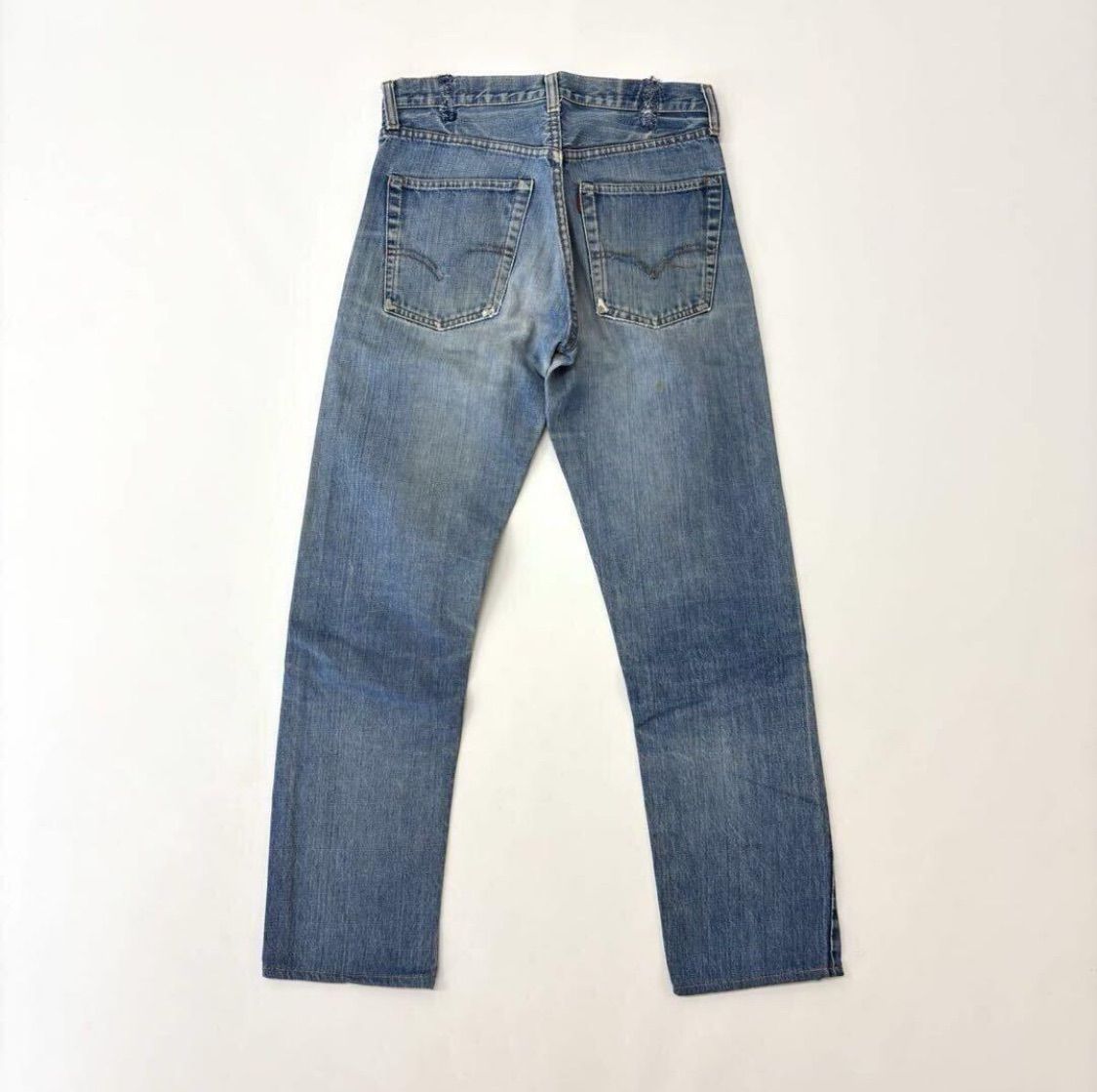 Vintage LEVI S 505 ヴィンテージ リーバイス BIGE ボタン裏 8 前期 不均等V 平行ステッチ 42 TALON ジッパー サイズ 29 708-0310