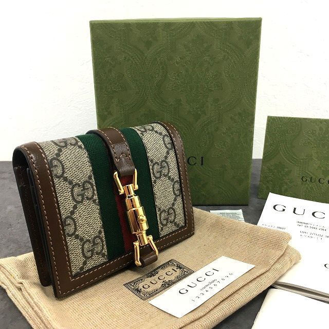 543 み GUCCI コンパクトウォレット 645536 ジャッキー 1961 プレゼントにも