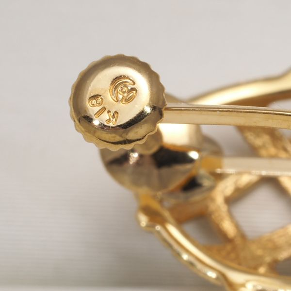 TASAKI タサキ イヤリング ダイヤ ダイヤモンド 0.01ct/0.01ct 透かし  