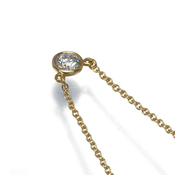 ティファニー ネックレス ダイヤ ダイヤモンド 0.25ct程 バイザヤード