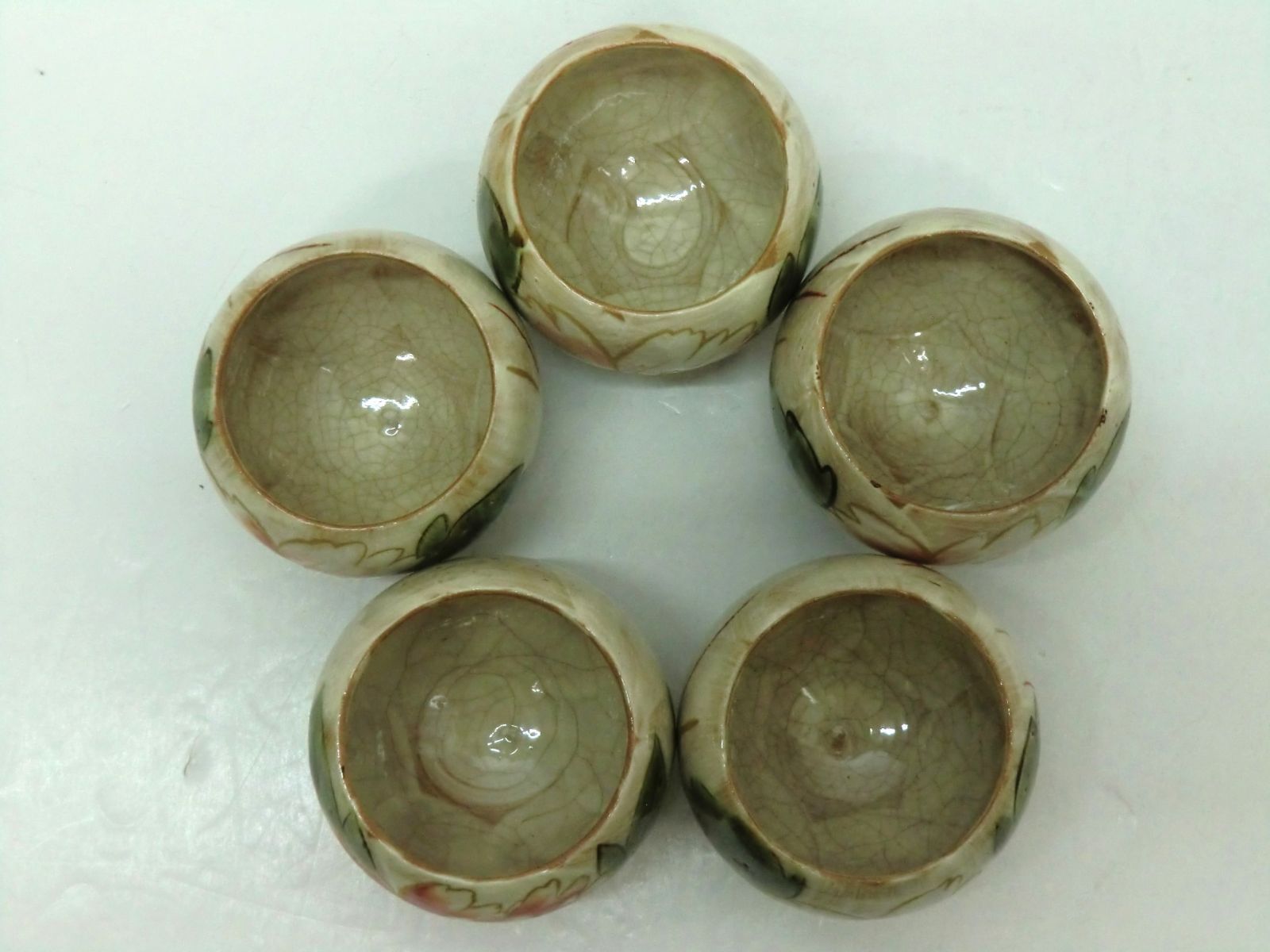 京焼 清水焼 陶葊 湯冷まし たま湯呑5客