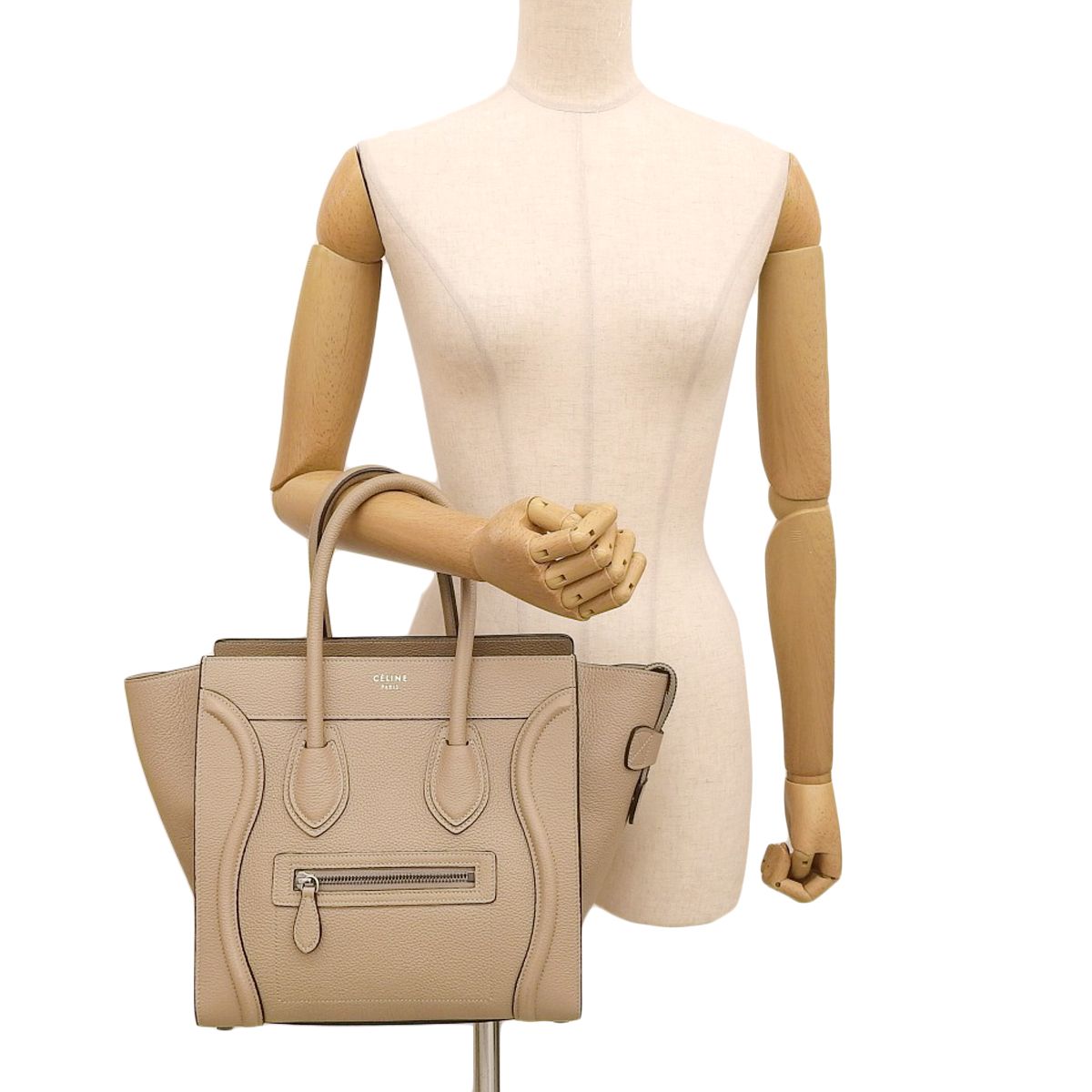 CELINE セリーヌ旧ロゴ ラゲージ マイクロ スリ CELINE セリーヌ