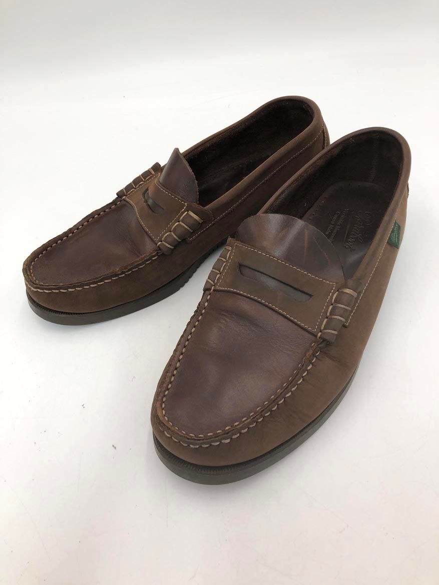 Paraboot パラブーツ モカシンコインローファー ブーツ ブラウン ◎メンズ