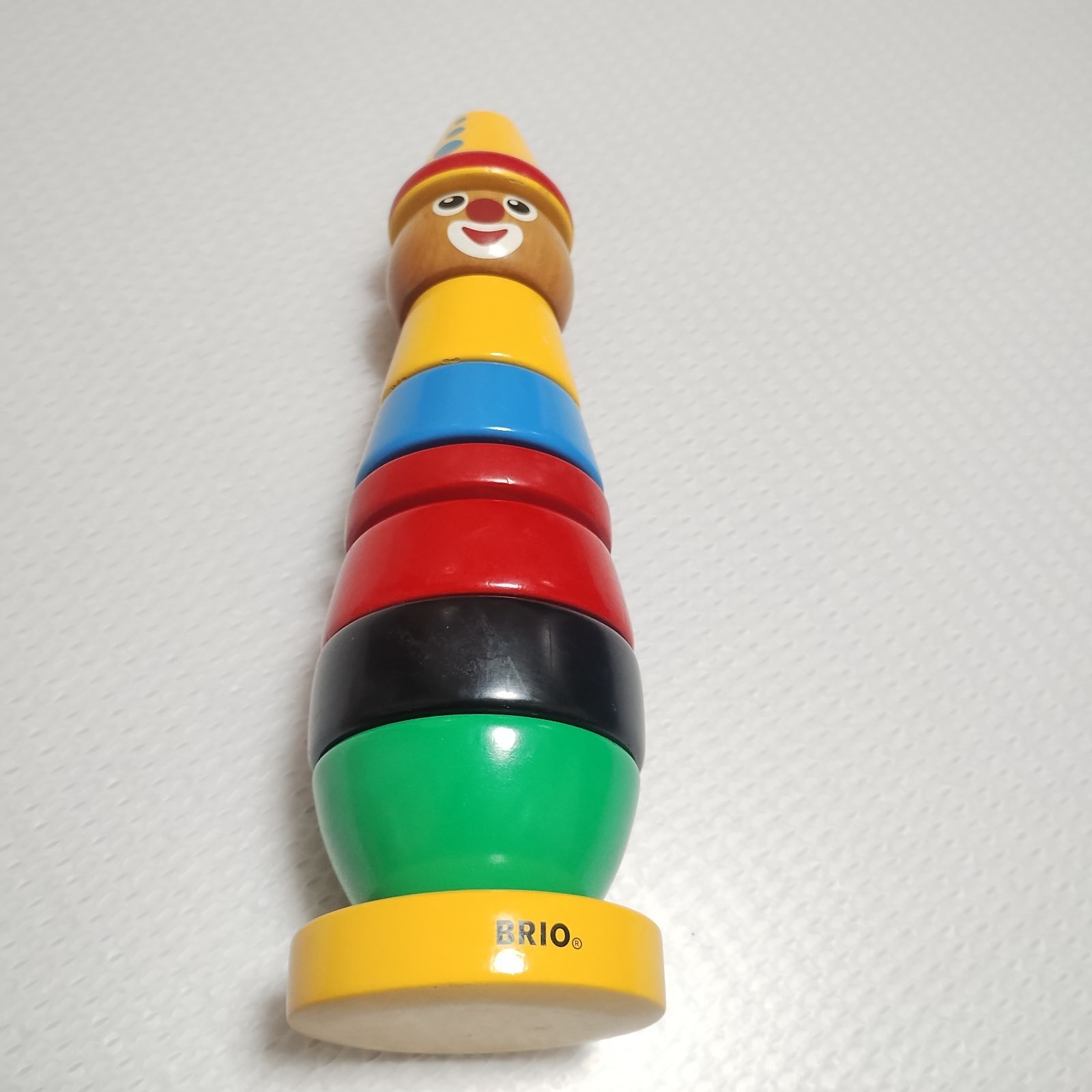 ブリオ スタッキングピエロ 木のおもちゃ - メルカリ