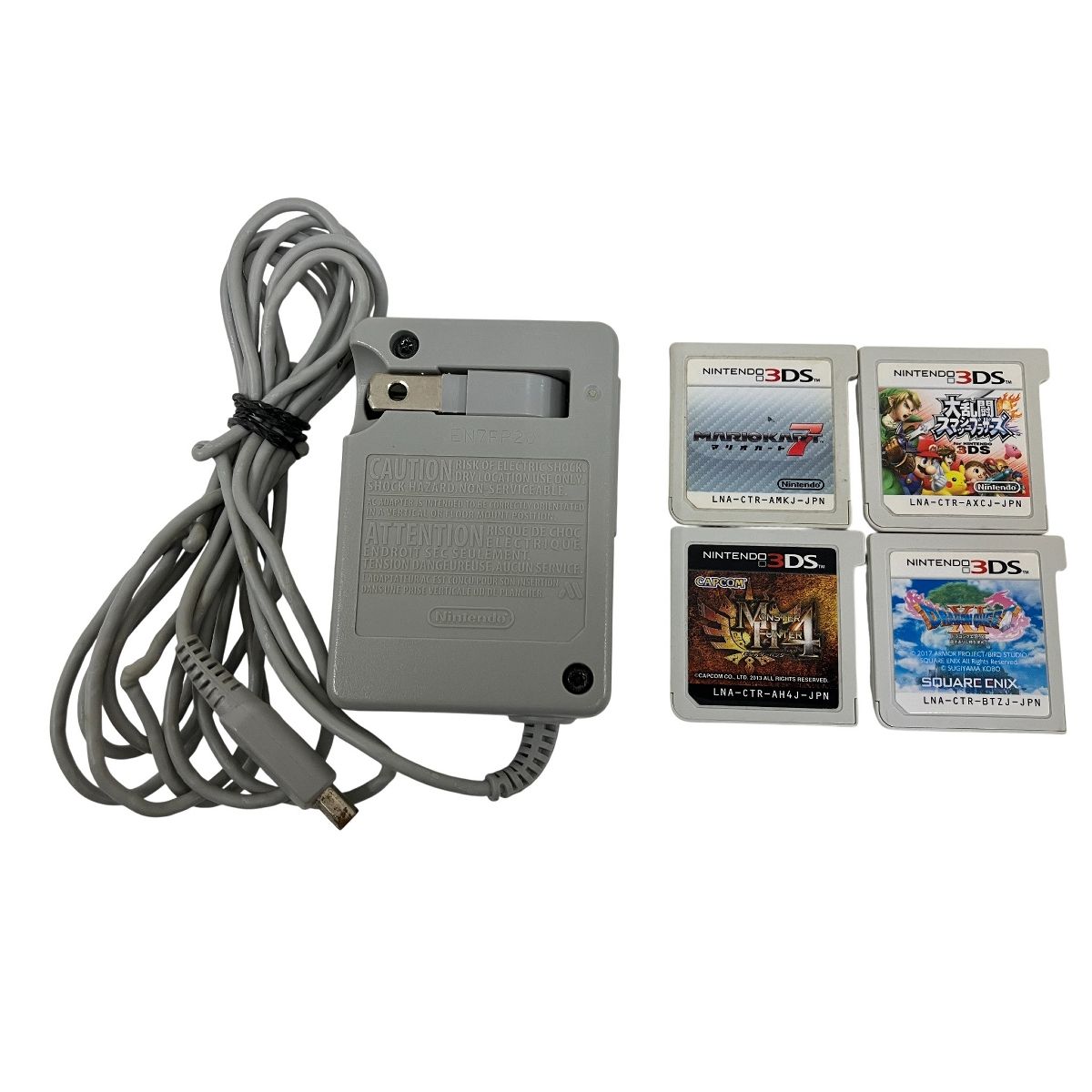 Nintendo 3DS CTR-001 家庭用ゲーム機 任天堂 ソフト4点セット 家電 O10566895