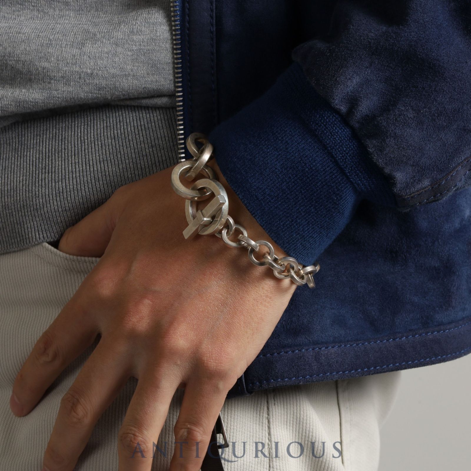 Ag925刻印クレッシェンドブレスレット Ag925刻印クレッシェンドブレスレット Ag925刻印クレッシェンド