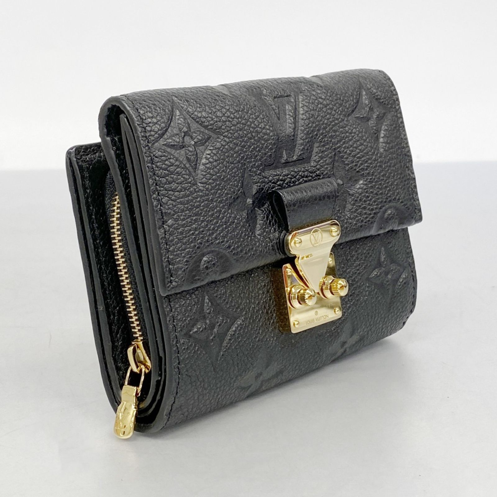 ルイ ヴィトン Louis Vuitton ルイ ヴィトン 三つ折り財布 モノグラム アンプラント ポルトフォイユメティス コンパクト M80880 ノワールレディース