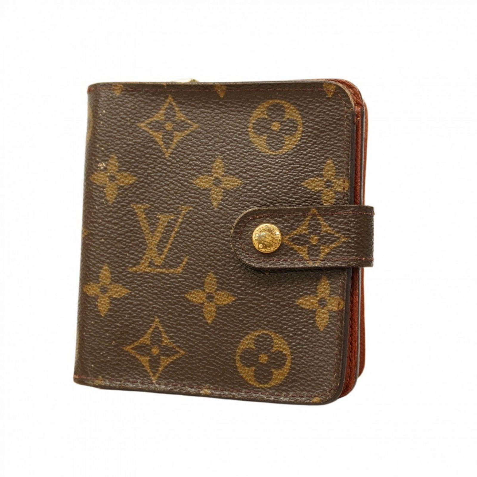 ルイ ヴィトン Louis Vuitton ルイ ヴィトン 財布 モノグラム コンパクトジップ M61667 ブラウンレディース