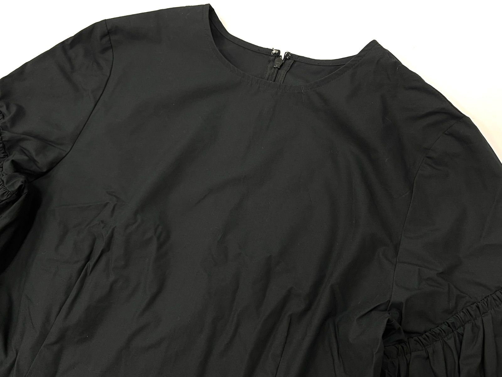 ETRE TOKYO バルーンスリーブクルーネックブラック