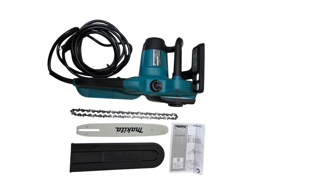 マキタ 電気チェンソー ガイドバー 300mm 青 AC100V コード5m MUC3041 電動チェンソー コード式チェンソー 林業