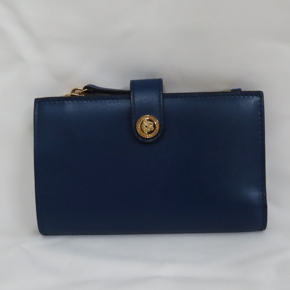 Ts802711 ヴェルサーチ 二つ折り財布 メデューサロゴ 1002897 レディース VERSACE