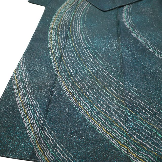 落款有り 染め柄