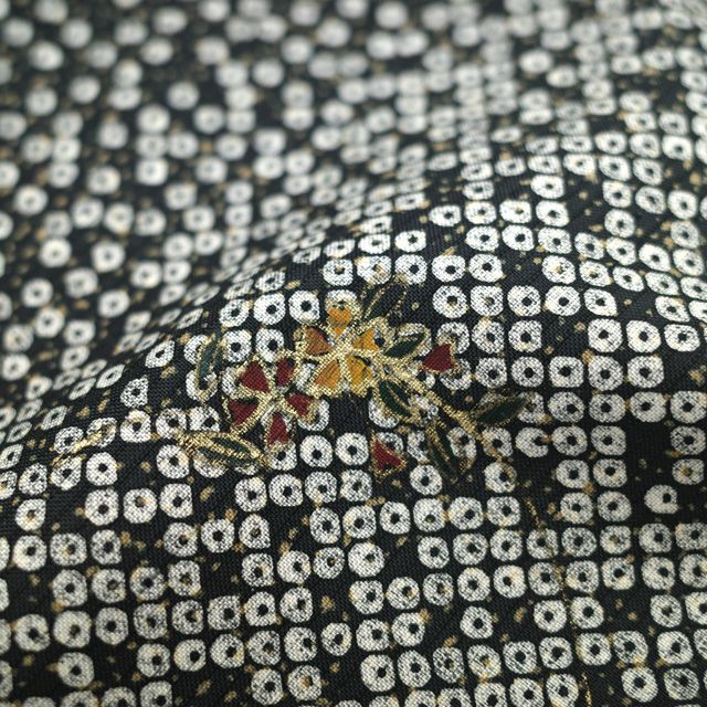 黒 鹿の子ぼかし