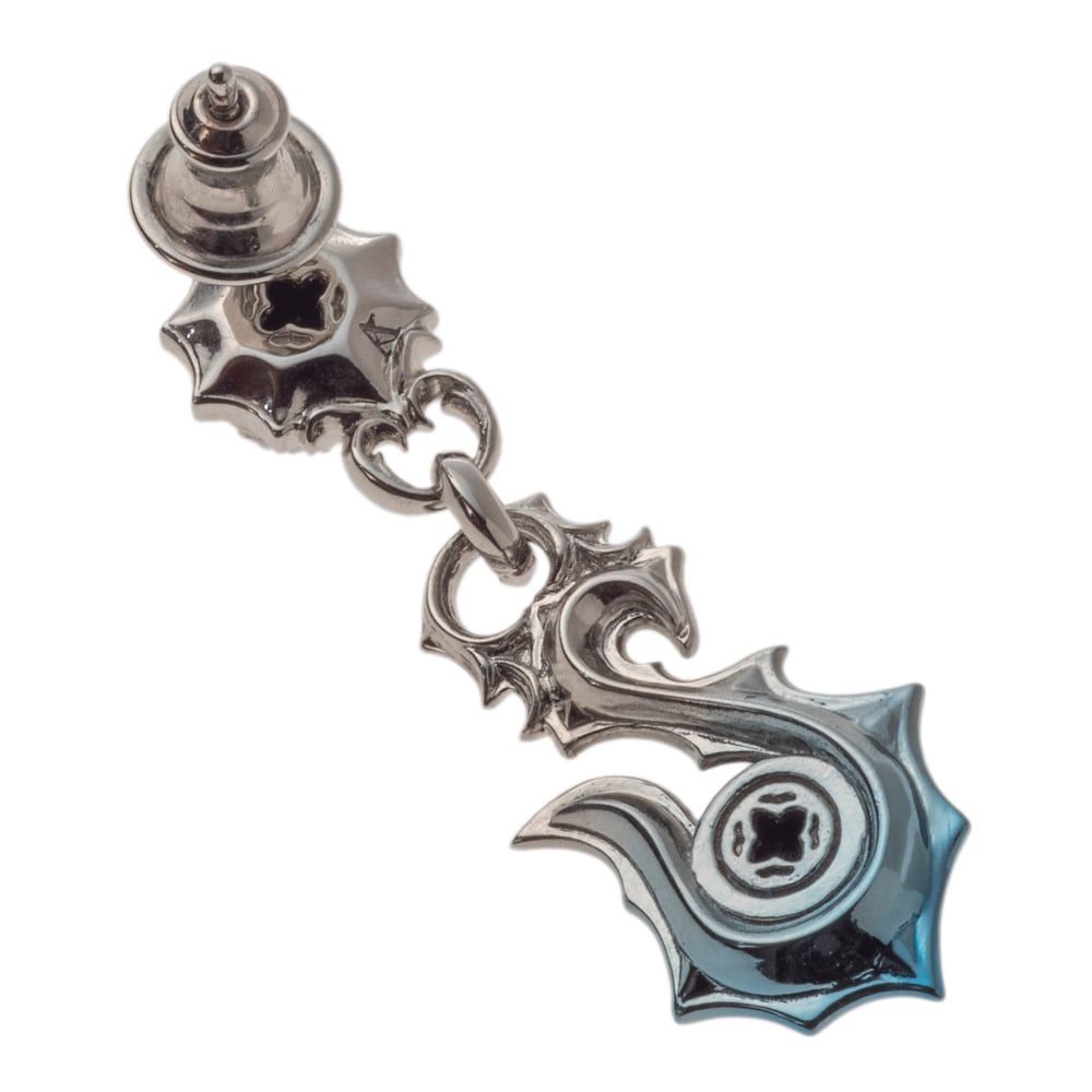 ペアセット 青彩＆赤彩フィッシュフックピアス