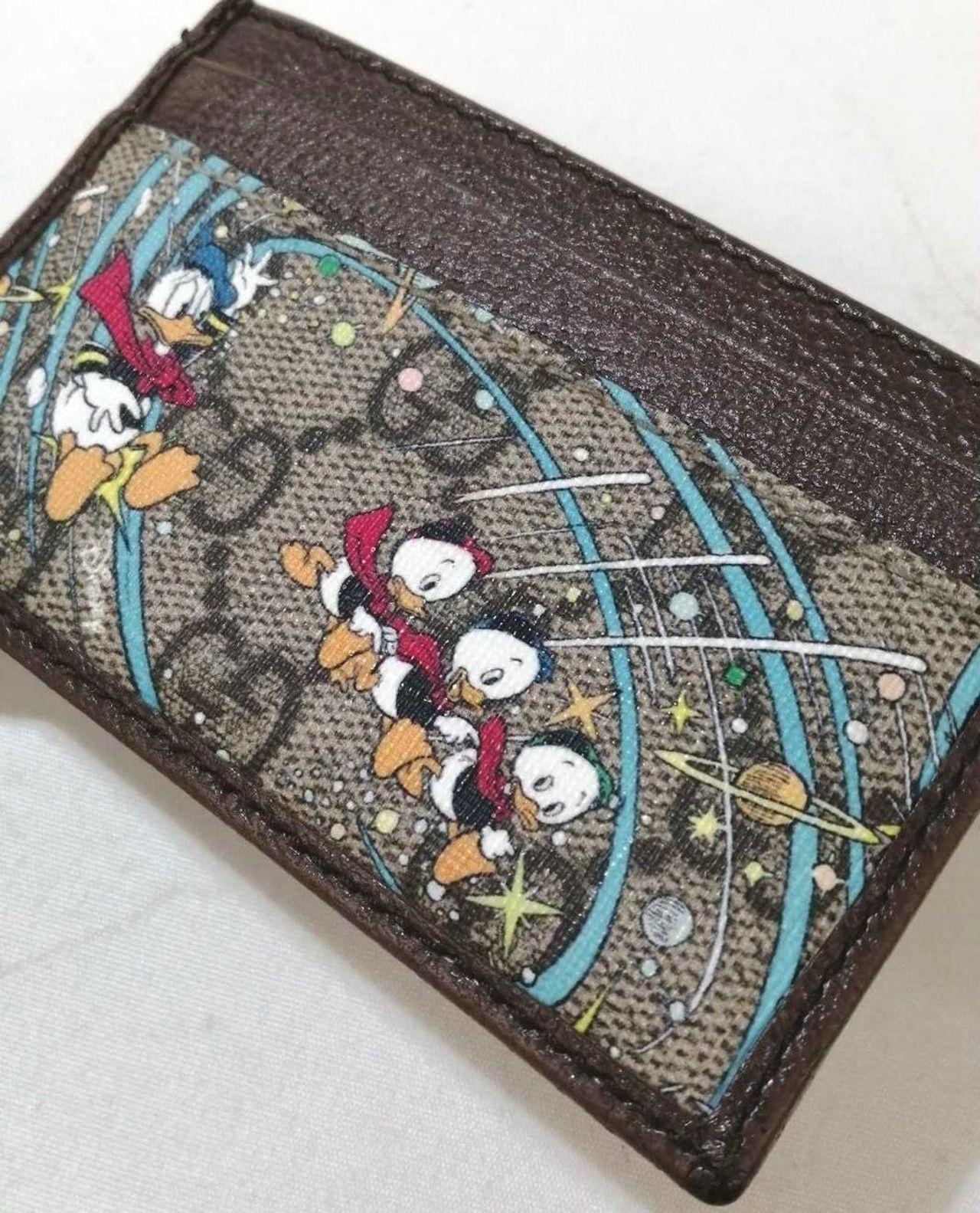 GUCCI × ディズニー GGスプリームドナルドダック カードケース