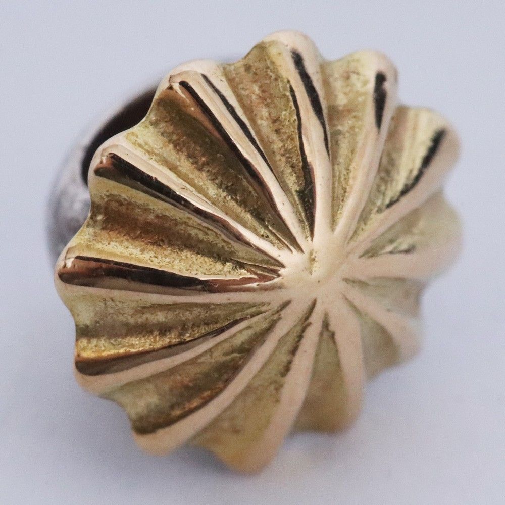 TARO WASHIMI K18 SV アポロ コンチョ07 M ビーズ シルバー