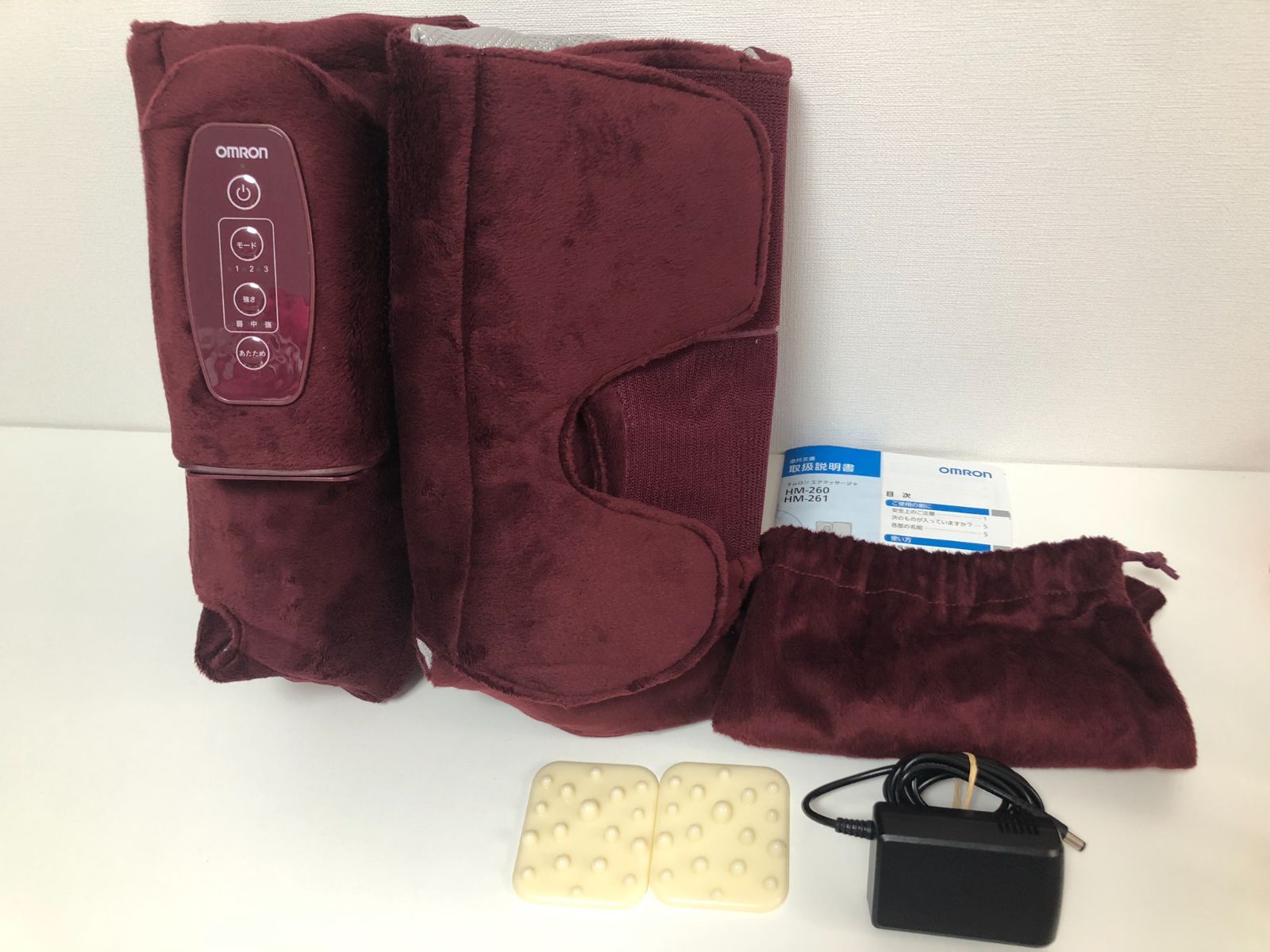 Ki 新品 未開封 オムロン エアマッサージャー HM-260-DB フットマッサージャー ディープブラウン | オムロン エアマッサージャ ディープブラウン HM-260-DB