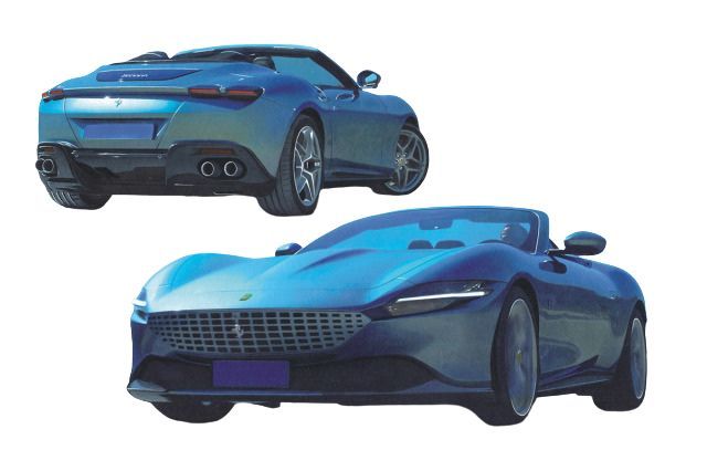 ホビーデザイン Hobby Design アルファモデル 1|24 キット フェラーリ ローマ スパイダー 自動車模型 AM02-0068