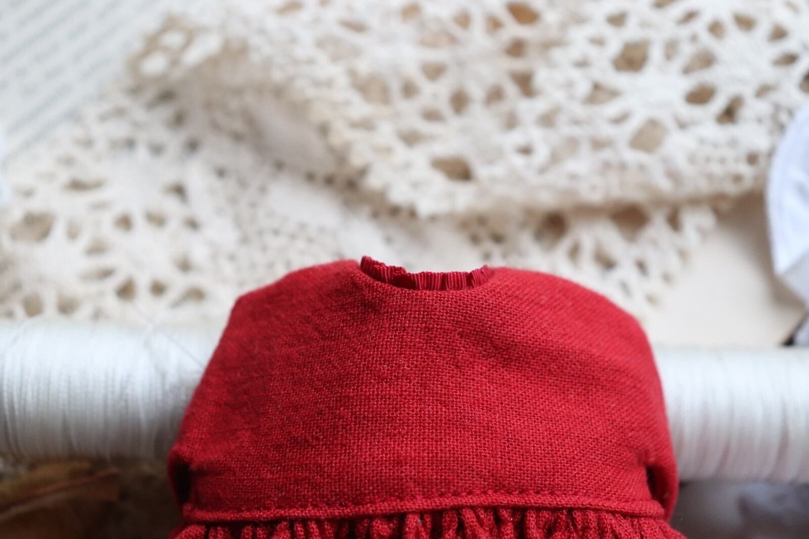 blythe お花刺繍えりのお洋服set