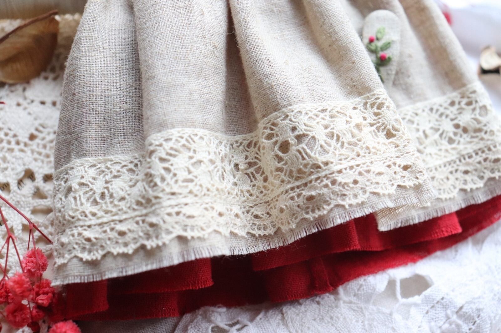 No.A103 ブライス blythe お花刺繍えりのお洋服set NEXPOTALLINN_EU