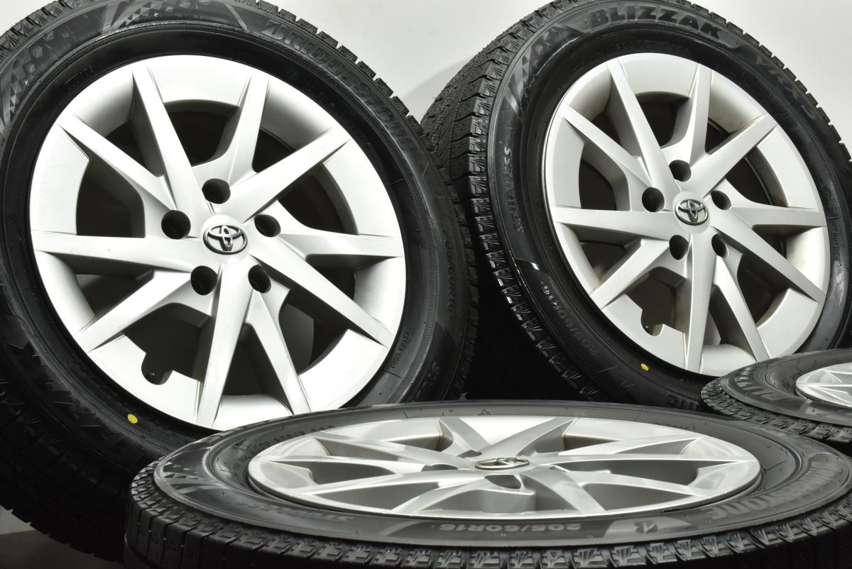 製 超バリ溝 VRX 3付 トヨタ プリウスα 16 in 6 5 J 39 PCD 114 3 ブリヂストン ブリザック 205 60 R 90 ノア ヴォクシー