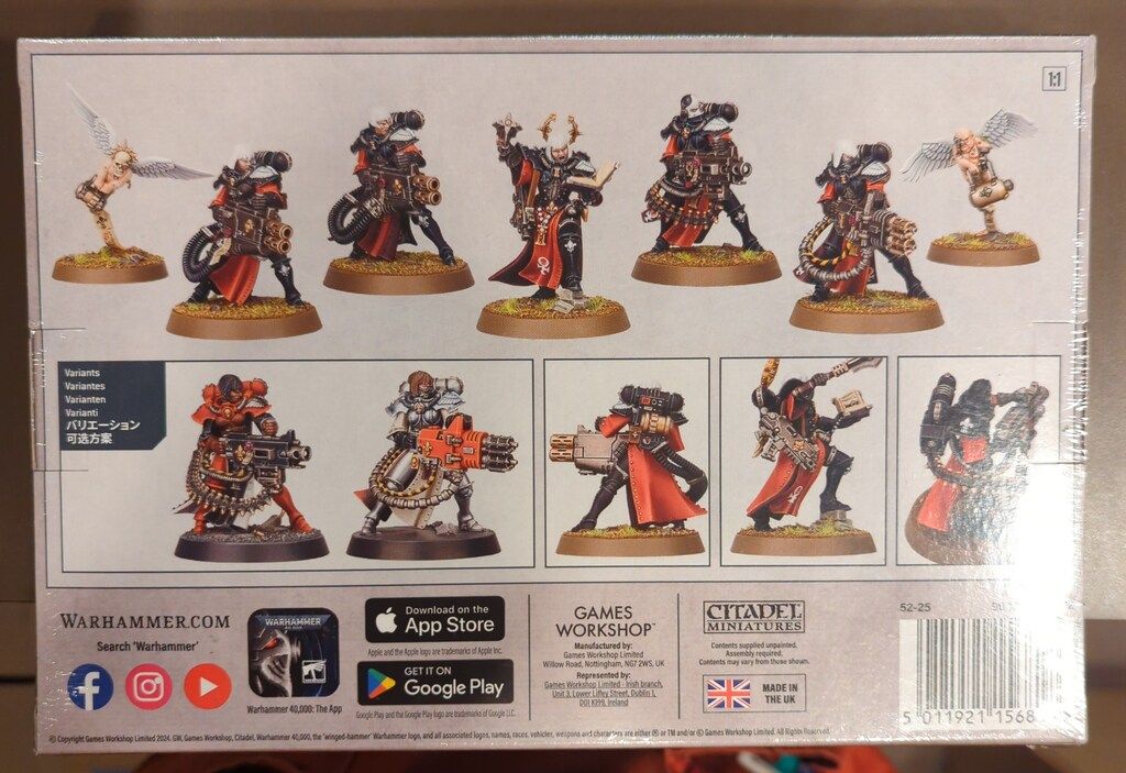 GAMES WORKSHOP WARHAMMER40000 ADEPTA SORORITAS Retributer Squad リトリビューター スカッド
