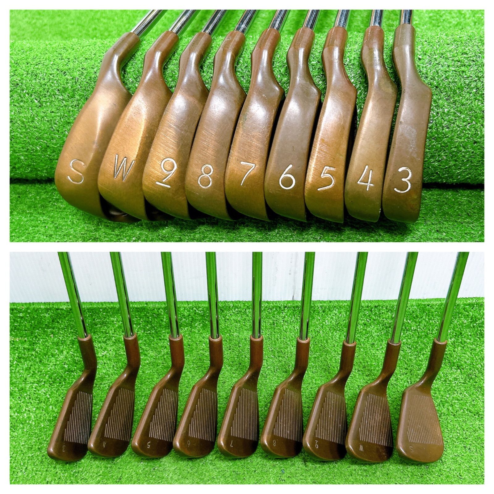 【名器】【希少】ピン EYE2 ベリリウムカッパー アイアンセット 名器】豪華9本 PING ピン EYE2 ベリリウムカッパー アイアンセット
