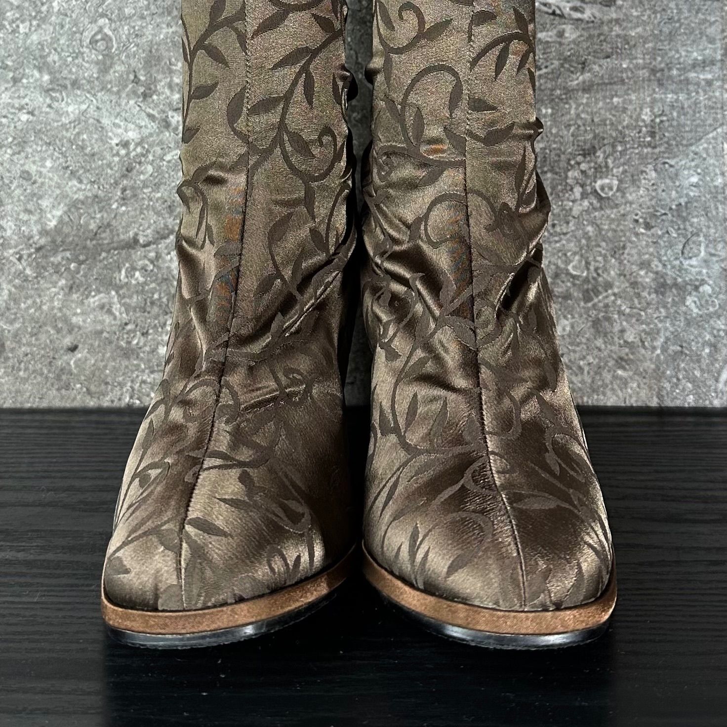 スノーボード DEELUXE Edge Pro 25.5cm S454 Yves Saint Laurent イヴサンローラン ボタニカルパターン