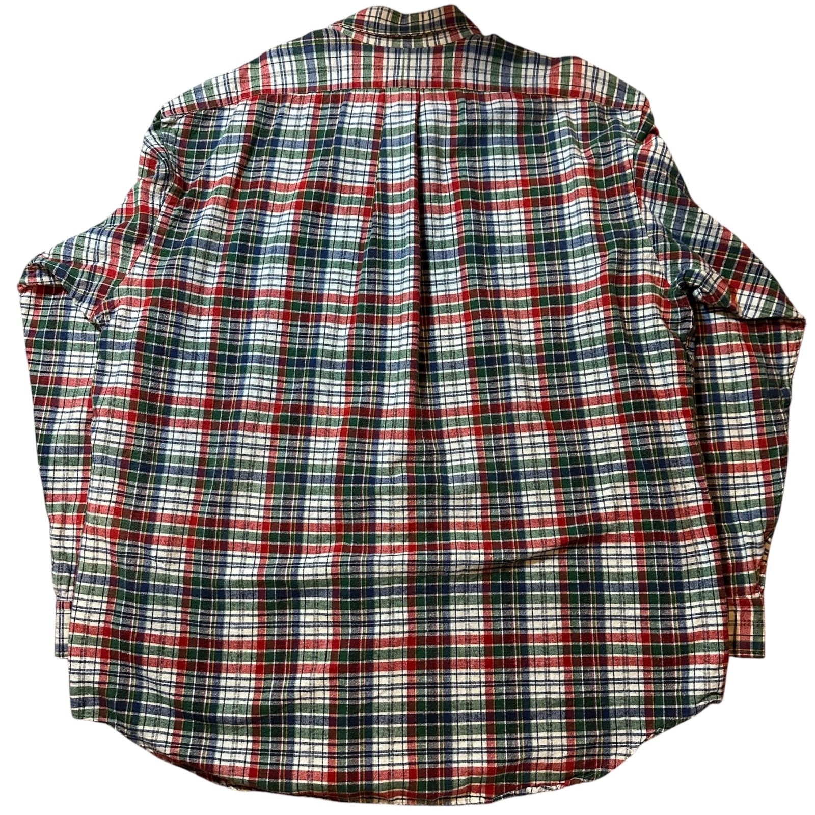 90s Ralph Lauren the big shirt Plaid pattern L|s shirt | リーバイス ラルフローレン ザビックシャツ チェック柄 長袖シャツ D789